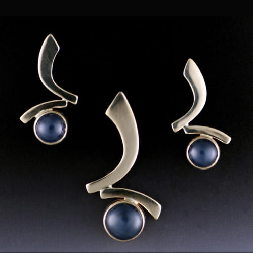 Click to view detail for MB-SET13 Pendant & Earrings Set, Zazen $3784